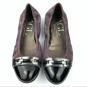 AGL Attilio Giusti Leombruni flats size 37.5 7.5